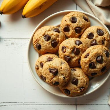 chocolate chip banana cookies
